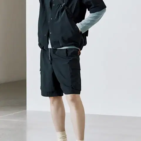 코오롱 커스텀멜로우 오버핏 셔츠형 자켓