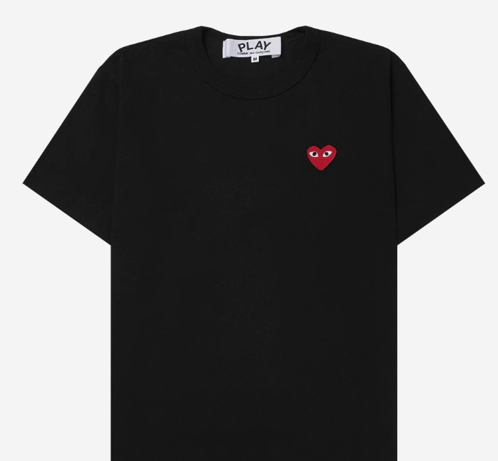 (정품 무료배송)꼼데 레드와펜 반팔