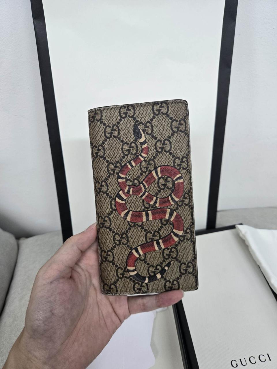 [보증서 정품]구찌 스네이크 장지갑