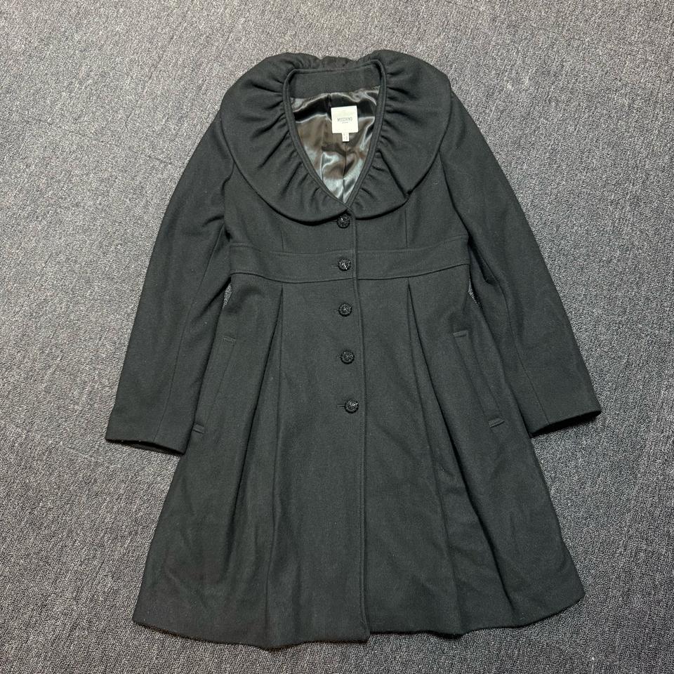 모스키노 러플 울 코트