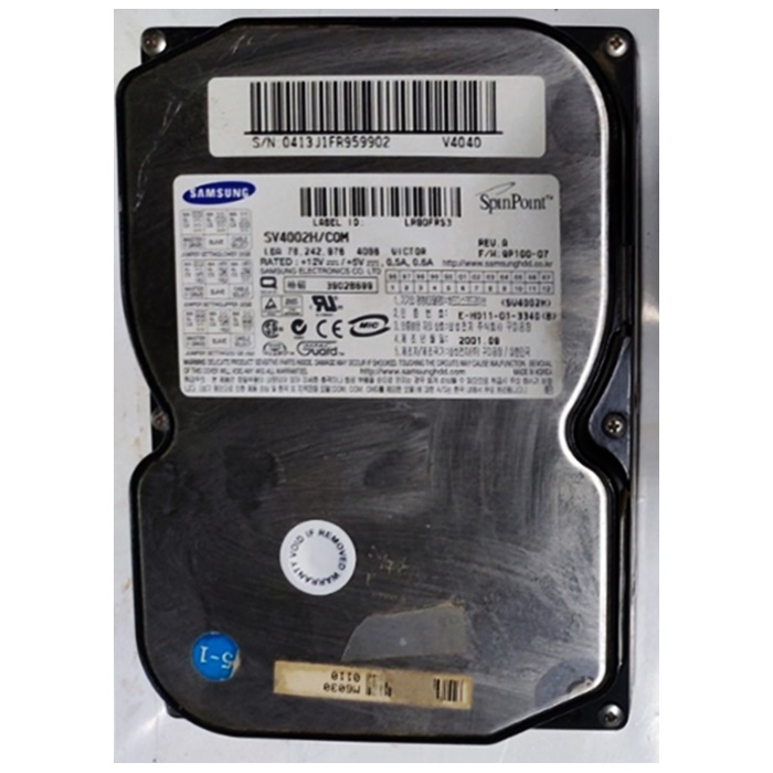 중고 HDD IED SAMSUNG SV4002H 40G 