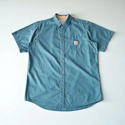 칼하트 면 오버핏 반팔셔츠 XL