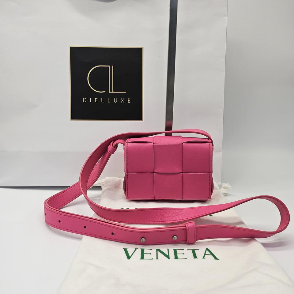 정품 보테가베네타 미니 카세트백 (핑크)