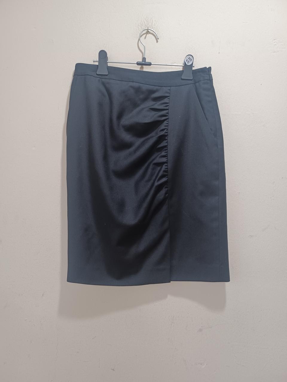 MAJE 마쥬 블랙 H라인 스커트