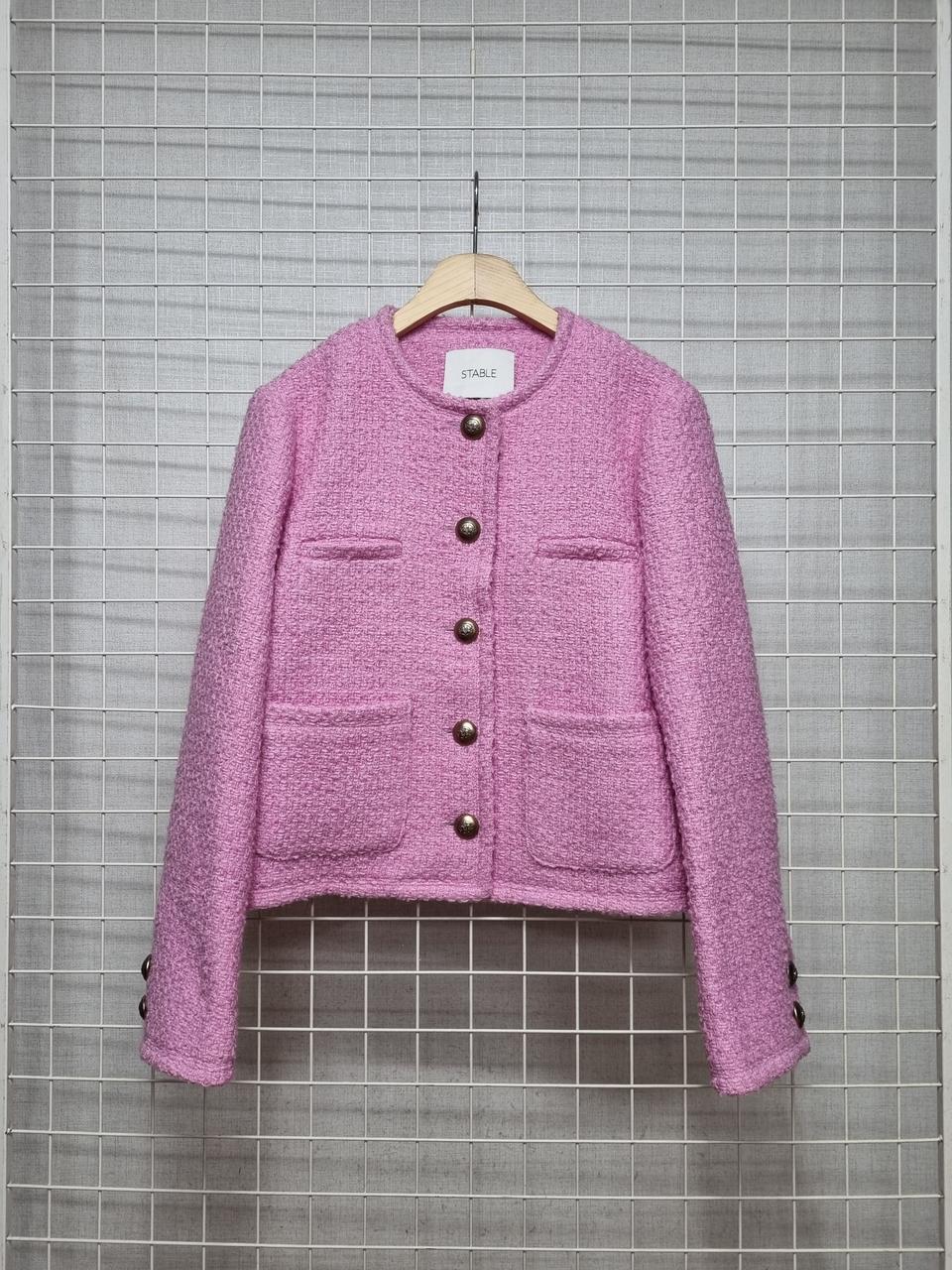 (새상품) STABLE 스테이블 트위드자켓