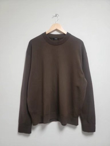 SYSTEM 옴므 울 브라운 니트 105