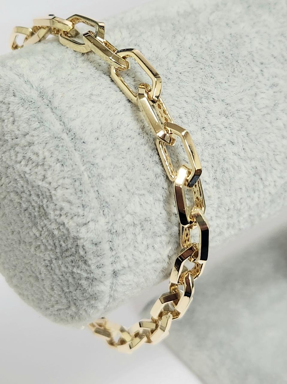 18k.14k.육각 클립체인 8.5mm 팔찌.목걸이.발찌.새상품