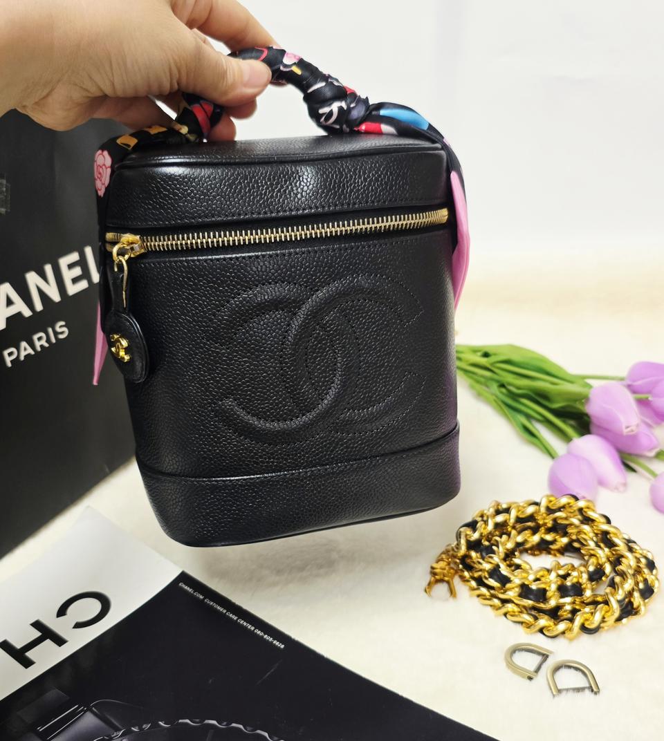 샤넬캐비어베니티백 정품