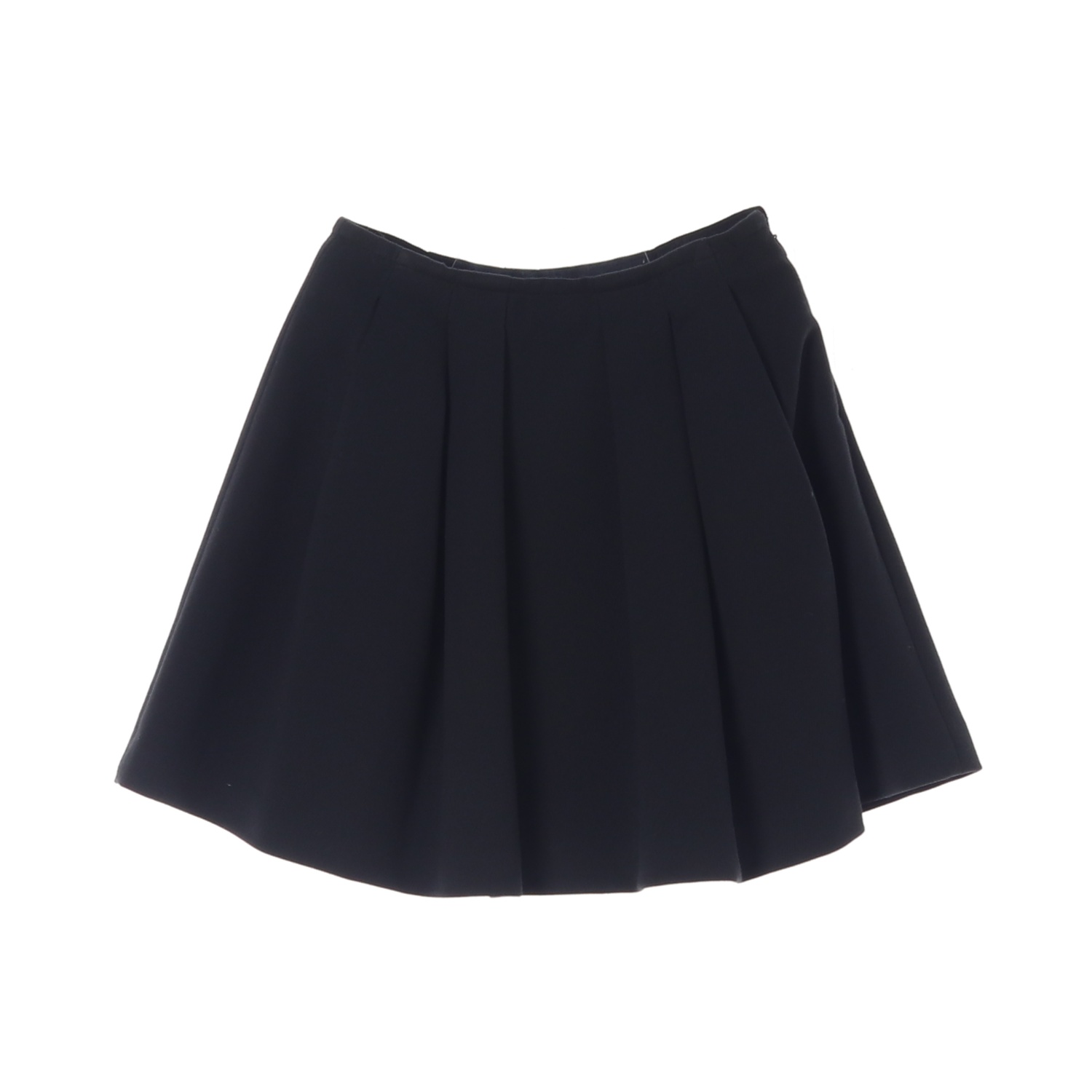 [XS]폴로 랄프 로렌 블랙 플리츠 플레어 미니 스커트 치마