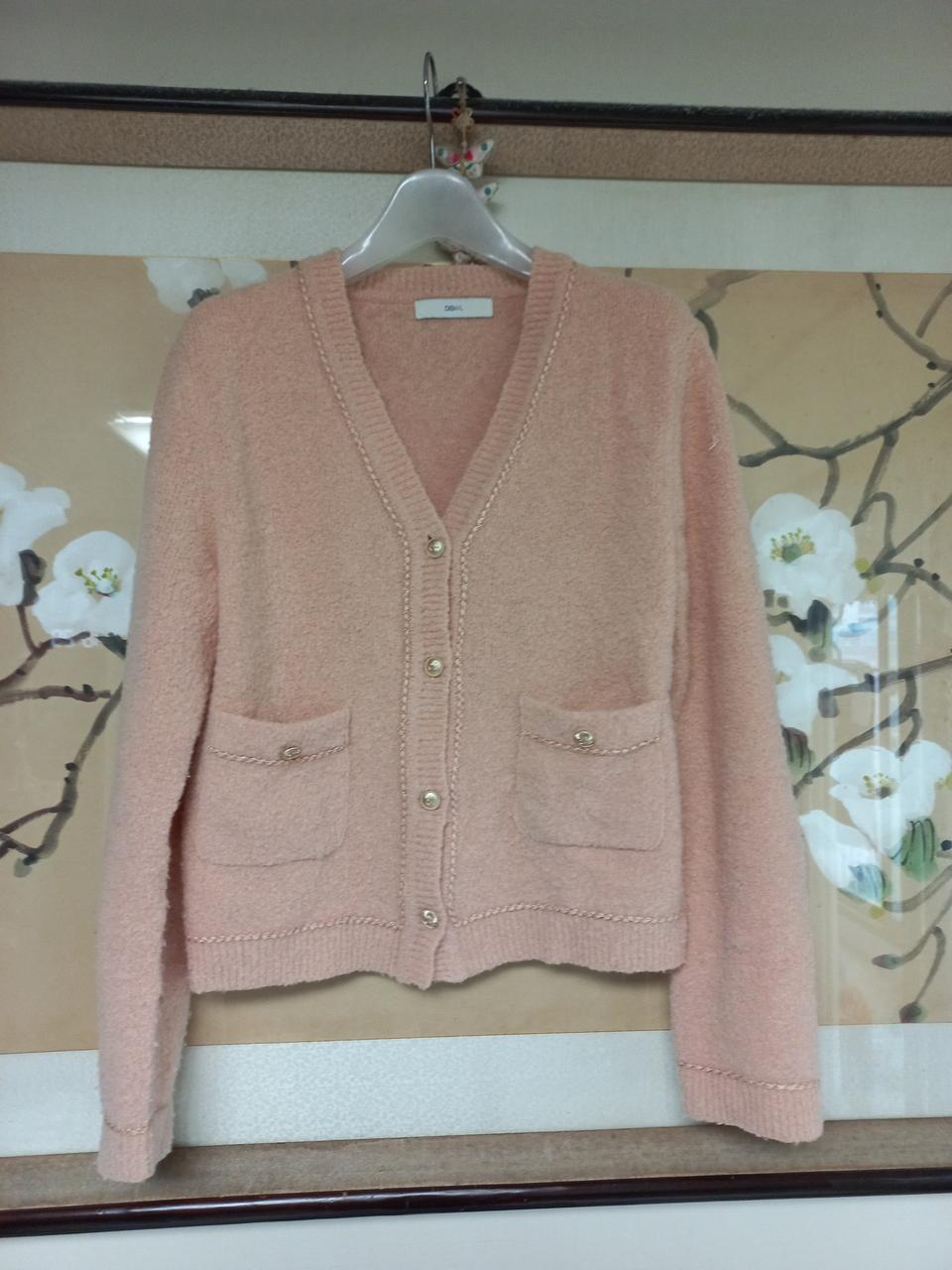 듀얼피치색 가디건 55~66