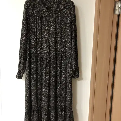 써스데이아일랜드 튜닉 롱 원피스 에스닉 보호시크 히피 보헤미안 잔꽃