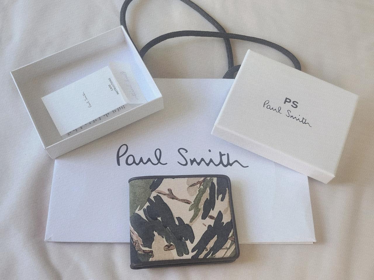 폴스미스 카모플라쥬 반지갑