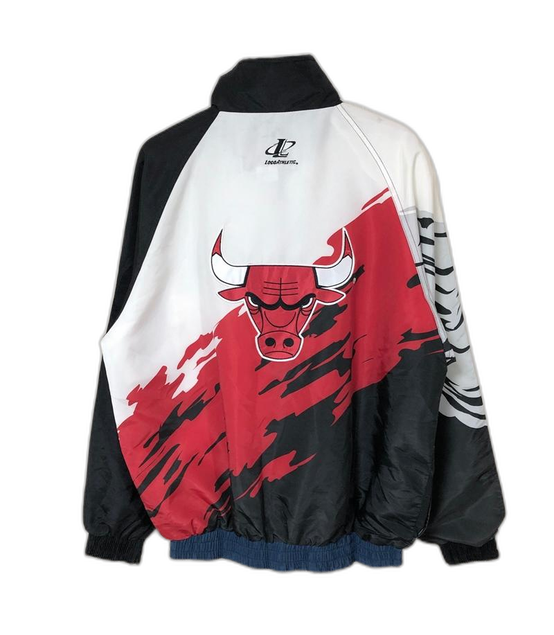 NBA 로고어슬레틱 '90 올랜도매직/시카고불스 올드 반반자켓 M