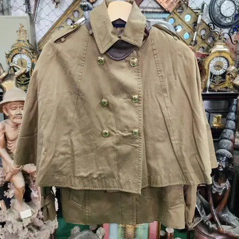 [BEAN POLE ] 빈폴 여성 트렌치 케이프 코트 90