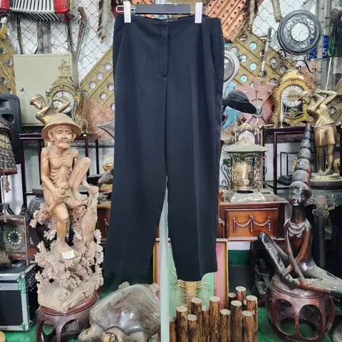 [Theory] 띠어리 여성 하이웨스트 블랙 슬랙스바지 0