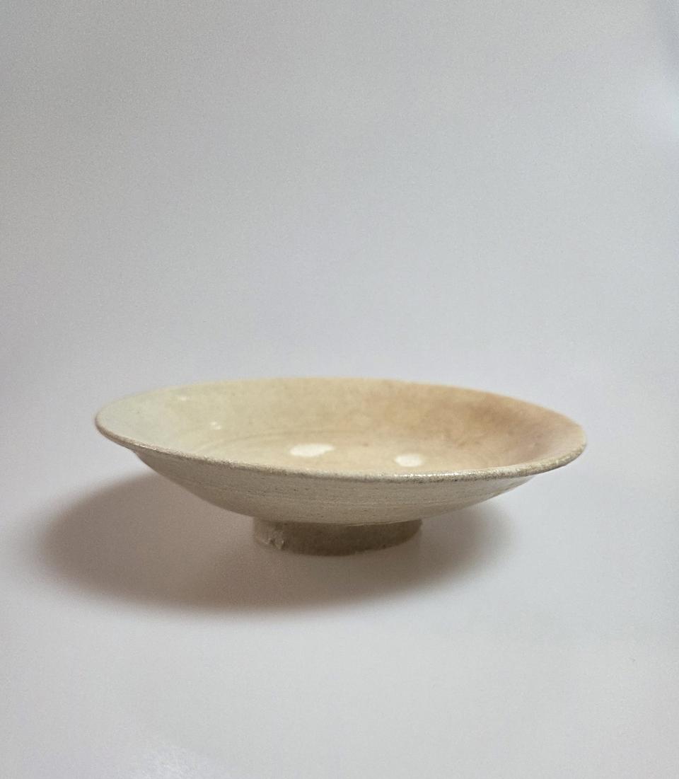 골동품 조선전기 조선백자 김해백자 접시