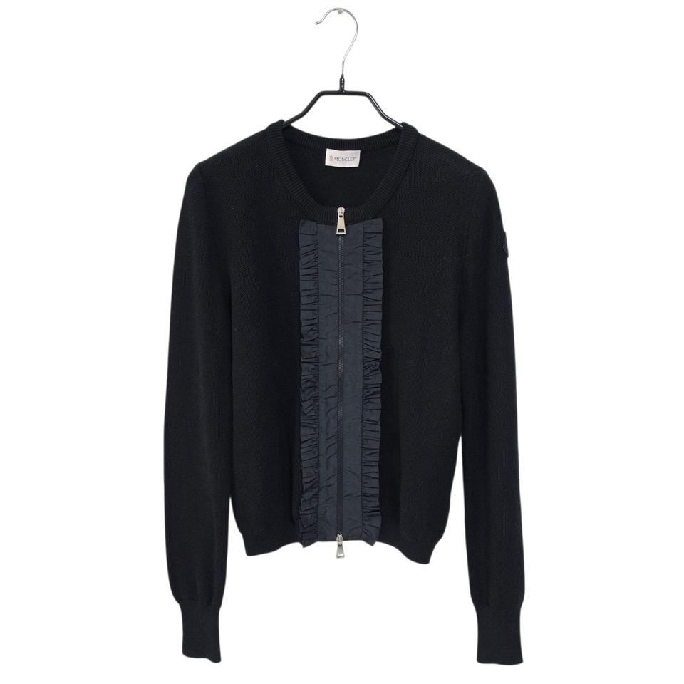 몽클레어 여성 트리콧 니트집업 가디건