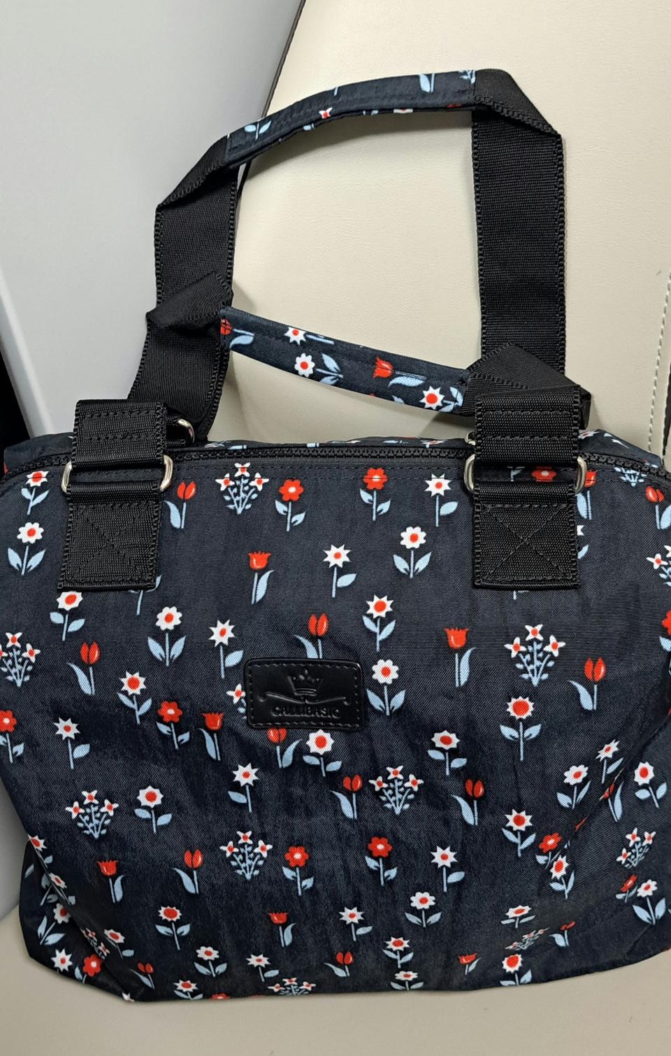 "캘리베이직" 플라워 토트백