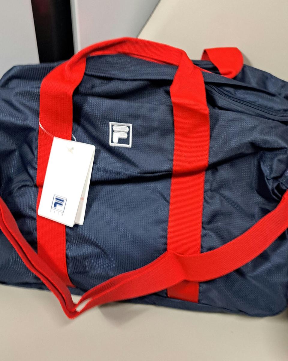 "휠라" 더플백 - 네이비