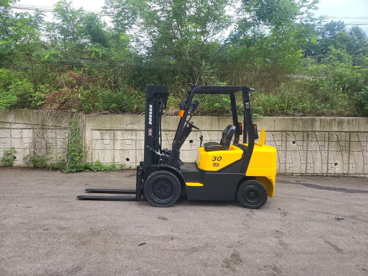(중고지게차) 두산 D30S-3 디젤 3톤 3단 지게차 3스플)