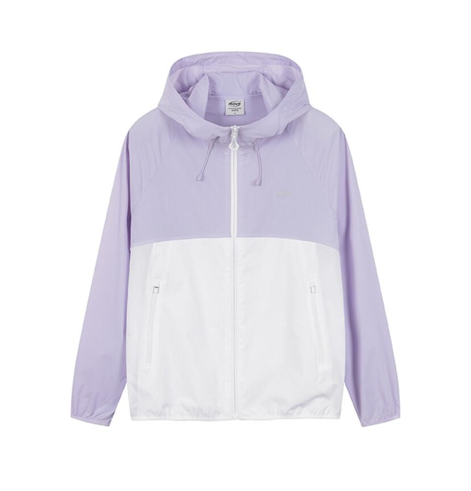 폴햄 무브 라벤더 얇은 후드 집업 점퍼