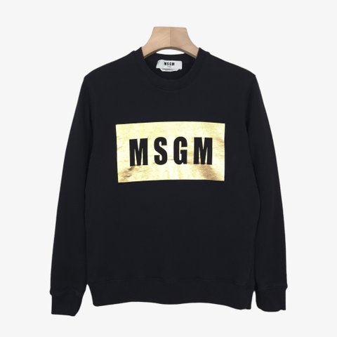 [90-95] MSGM 블랙 스웨트셔츠