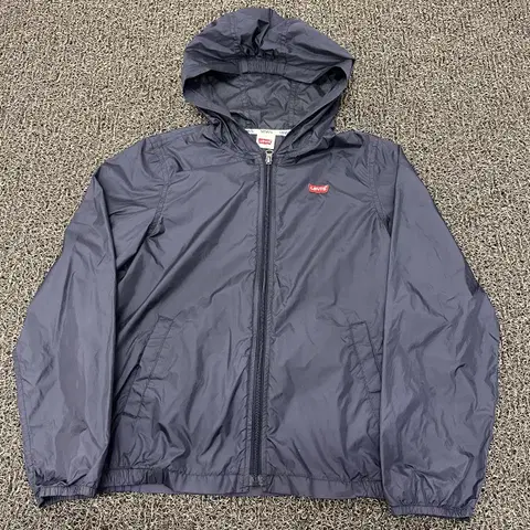 리바이스 키즈 바람막이 얇은 자켓 네이비 145사이즈