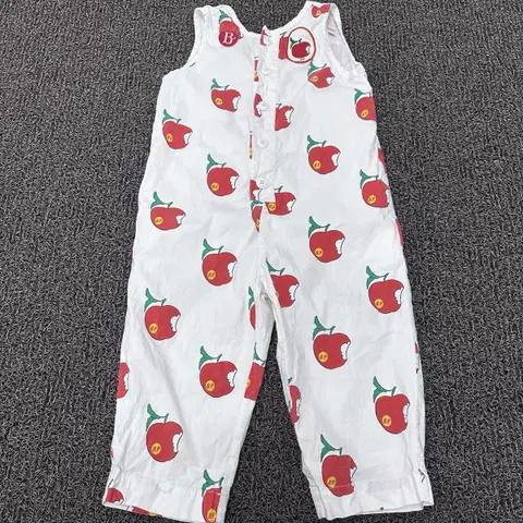 베베드피노 키즈 점프슈트 나시 사과 130사이즈 아이보리