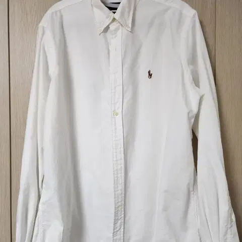 폴로 랄프로렌 흰색 셔츠 긴팔 사이즈M
