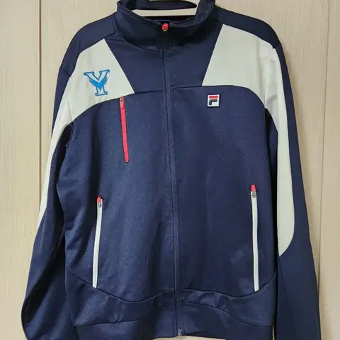 휠라 연세대 네이비 트랙 자켓 점퍼 사이즈100