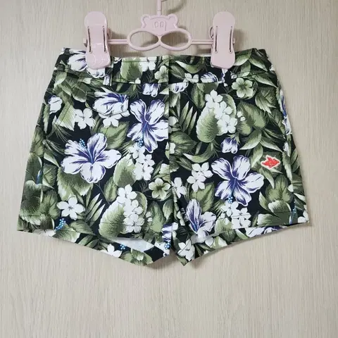 파리게이츠 플라워 패턴 반바지 숏팬츠 사이즈25인치