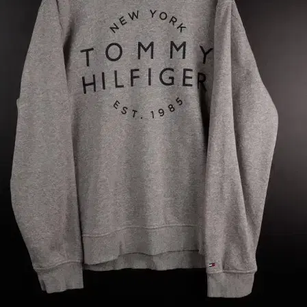 [XL] 타미힐피거 센터로고 기모 맨투맨