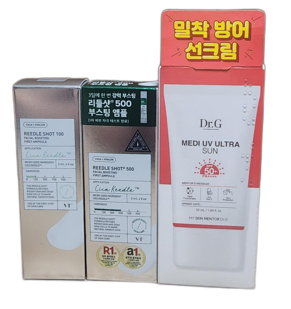 리들샷100●500●선크림