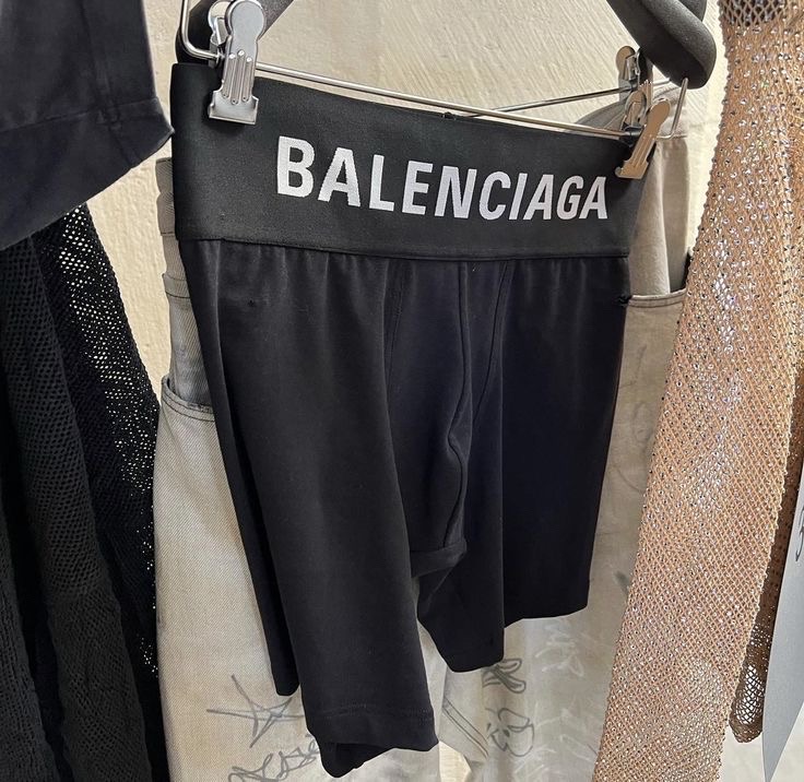 언더웨어 로고 복서 브리프 블랙