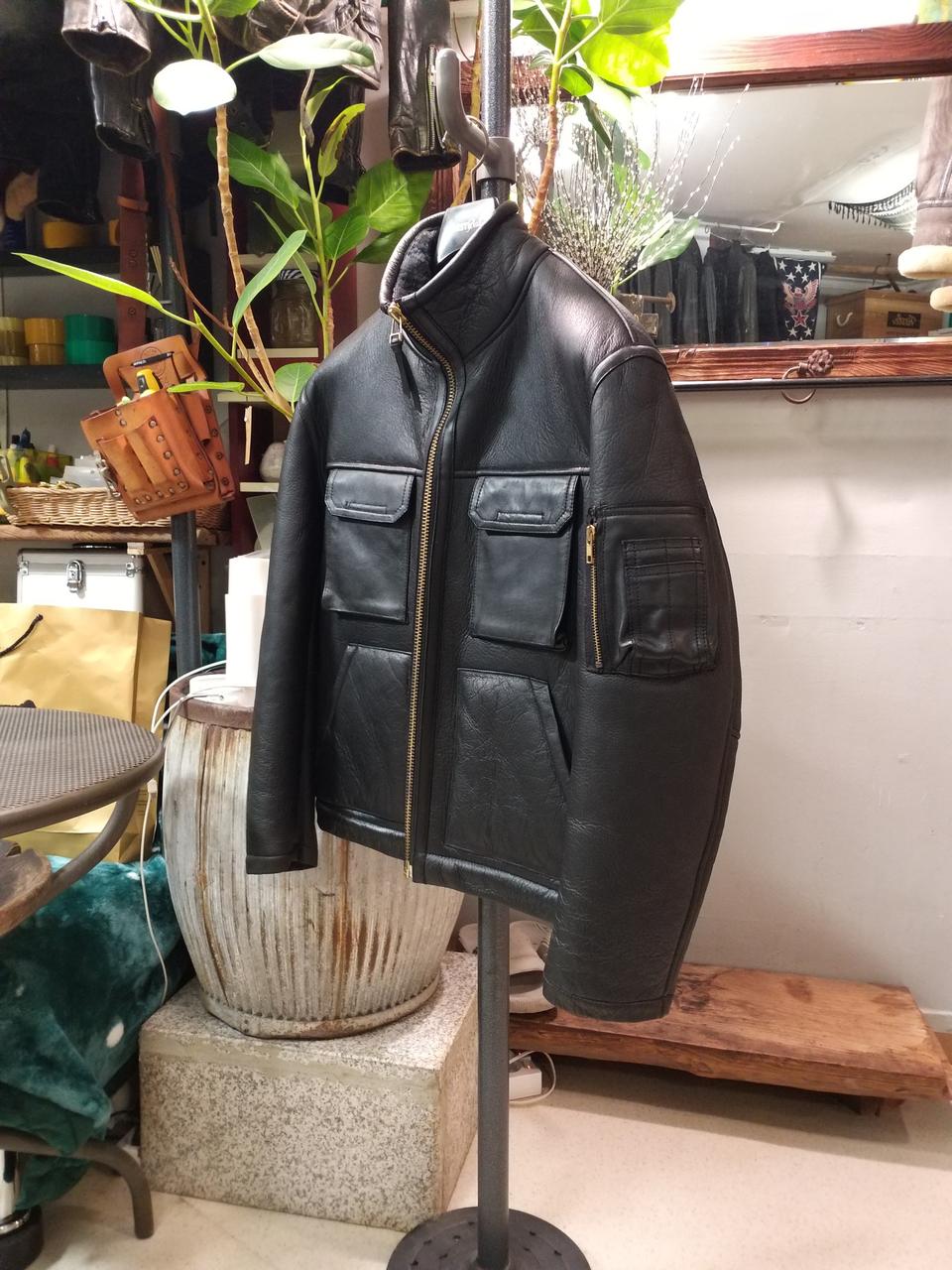 MORGAN. P 나카타쇼텐 모터사이클 무스탕자켓 ㆍM