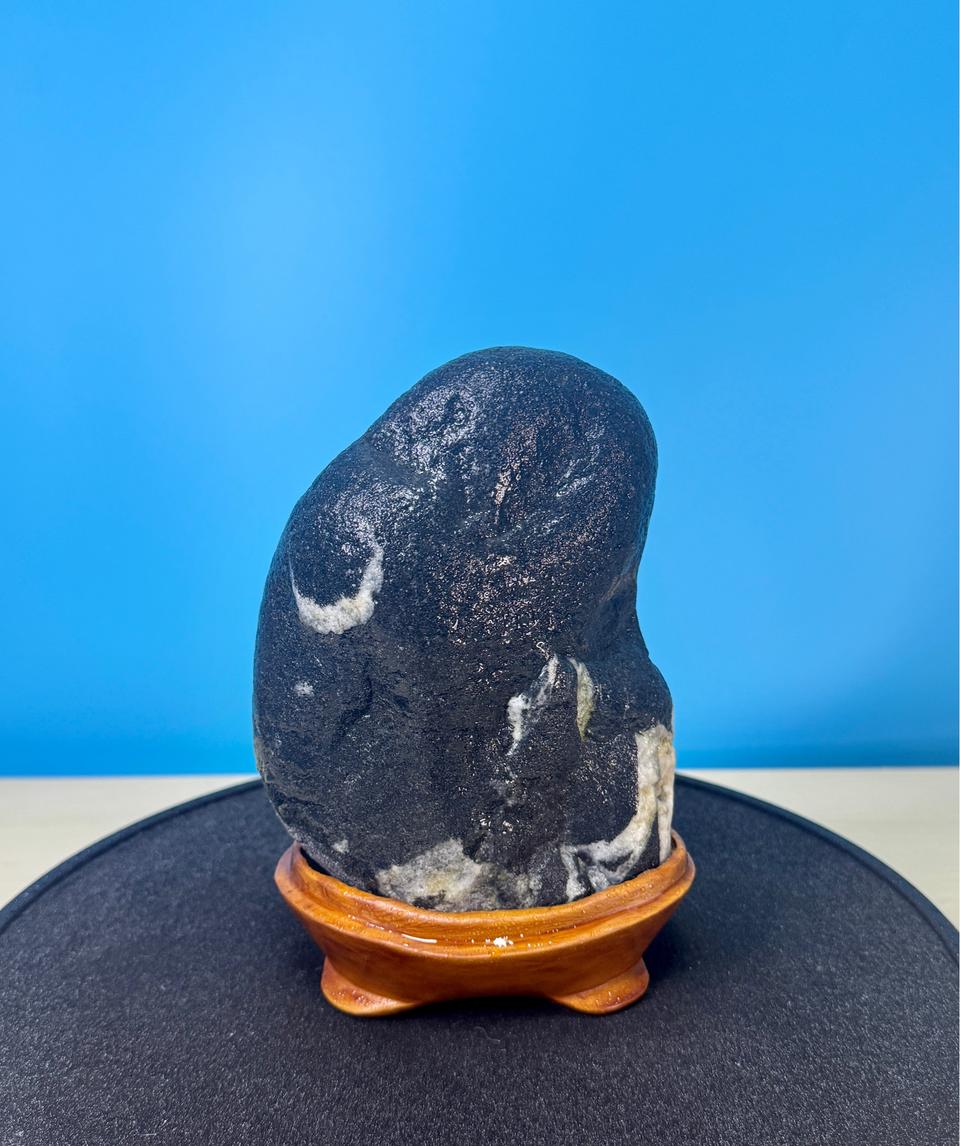 남한강 문양석 월석 초승달문양 수석 명석