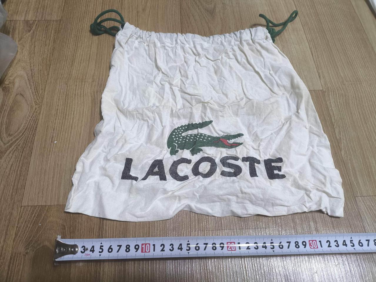 라코스테 더스트백흰색 천 재질가방이나 신발 보관