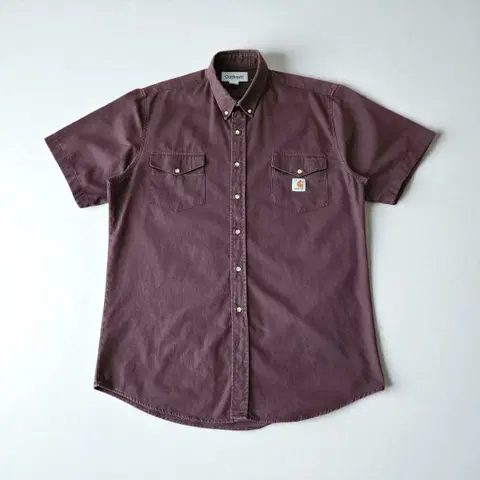 칼하트 면 오버핏 반팔셔츠 L