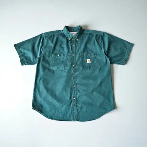 칼하트 면 오버핏 반팔셔츠 XL