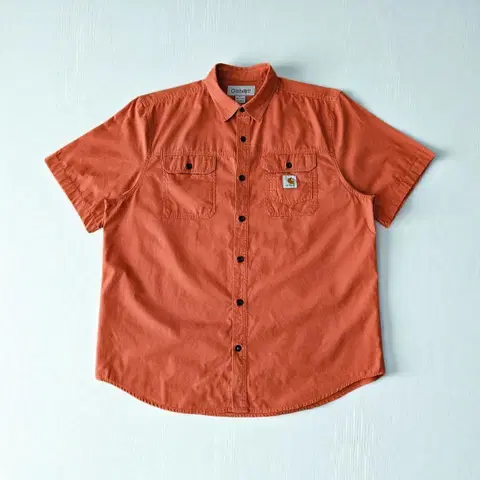 칼하트 면 오버핏 반팔셔츠 XL