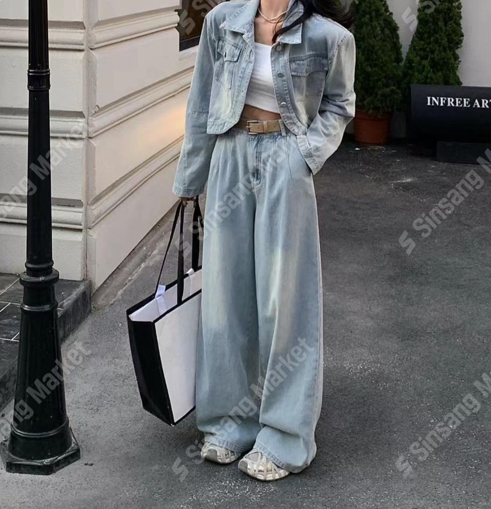 데님 셋업/예약