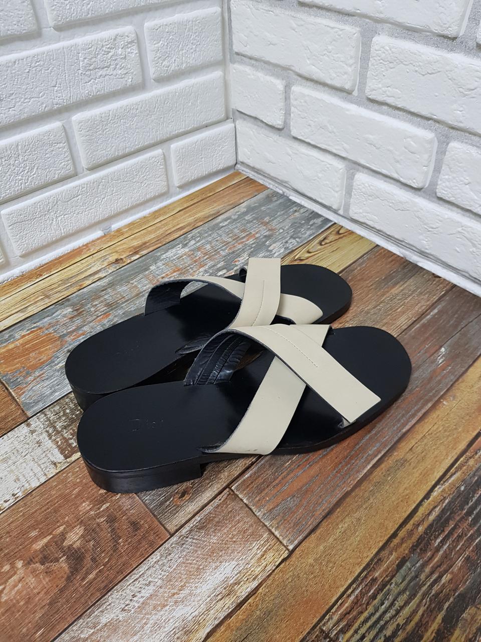 [265~270/정품] 디올옴므 에디슬리먼 레더 샌들