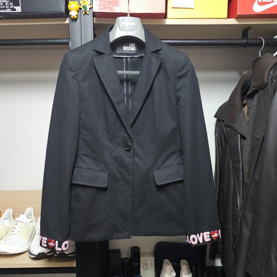 러브 모스키노 블랙 여성 블레이져 자켓 95