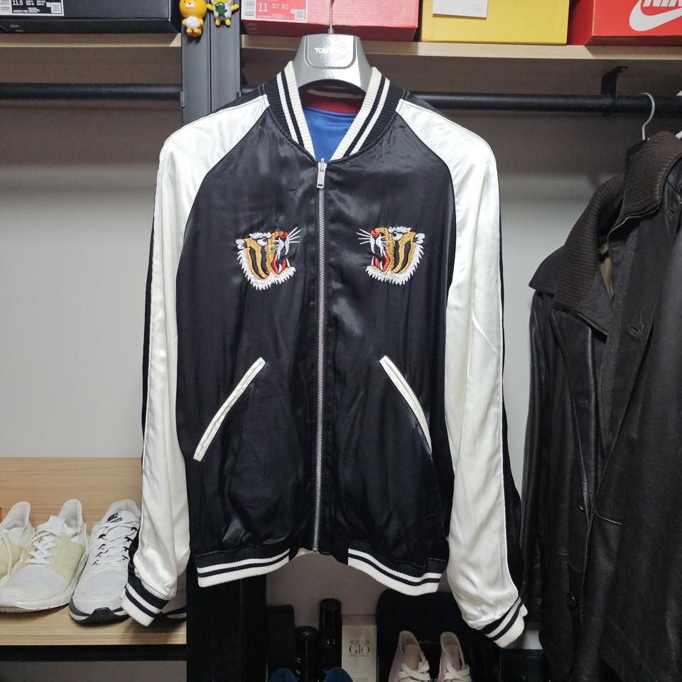 산드로옴므 레글런 남성리버시블 양면봄버자켓 95