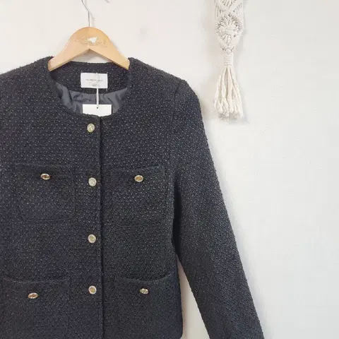 (새제품) 더오픈프로덕트 트위드자켓