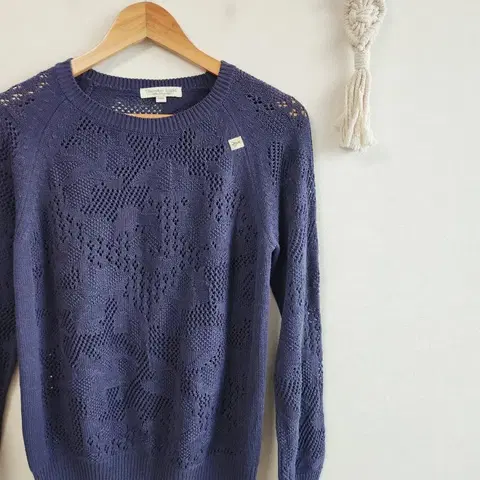 썰스데이아일랜드 크로셰 니트 M