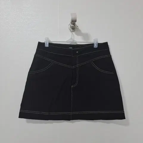 자라 봄가을 코튼 스커트 짧은 치마 M