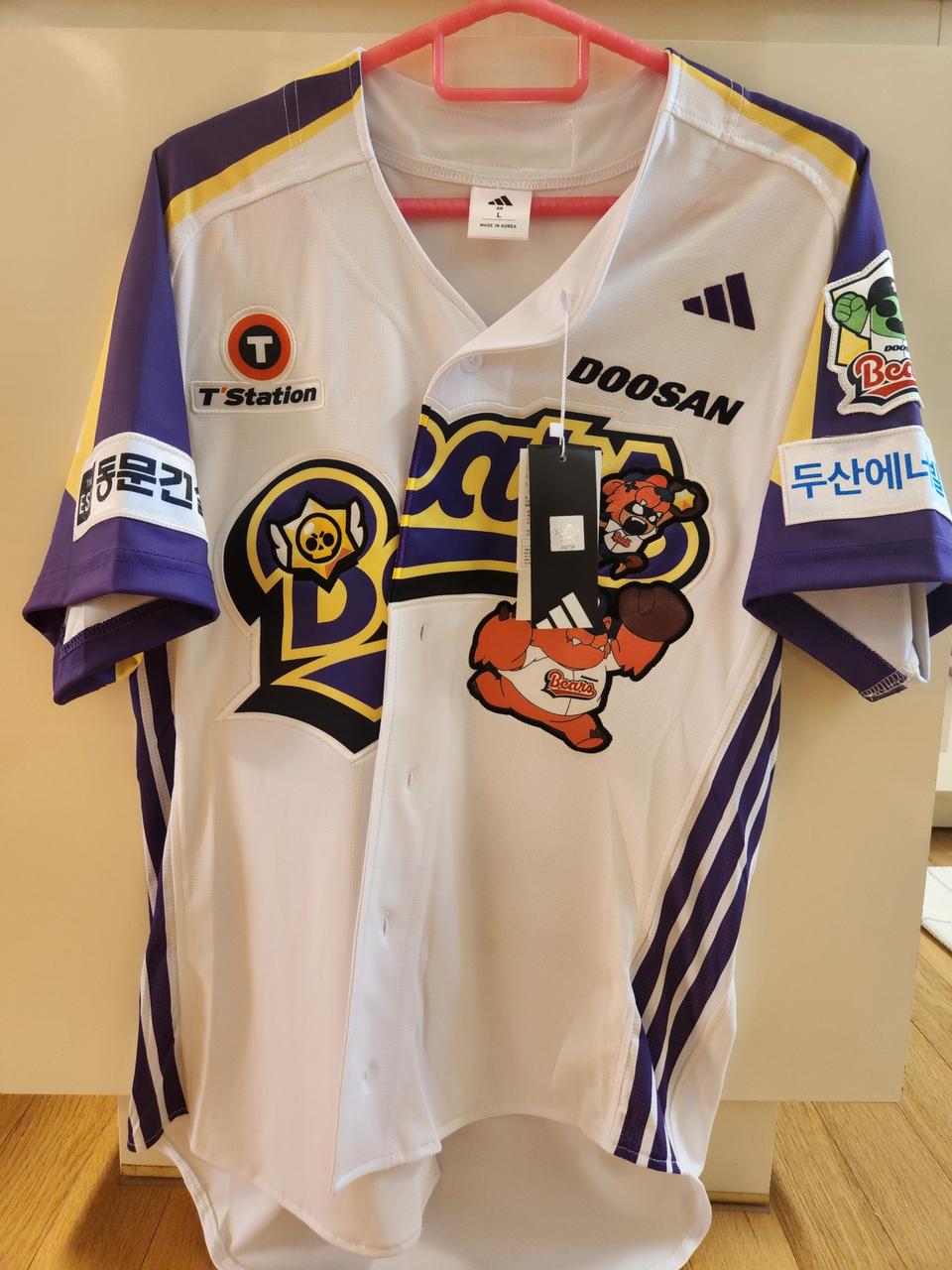 두산 베어스 x 브롤 스타즈 유니폼 L사이즈