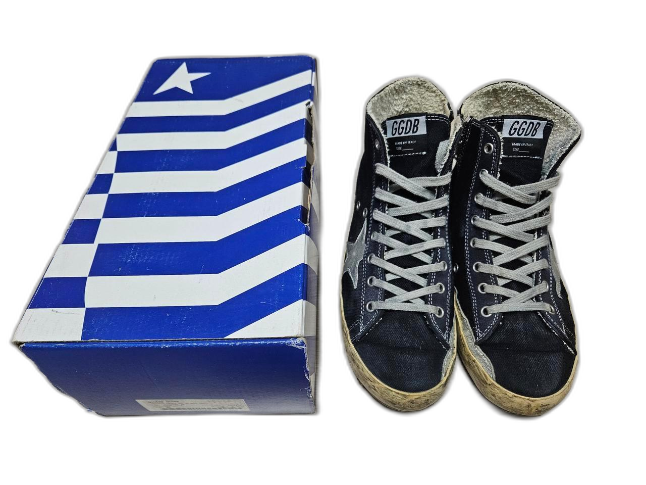 (40) 골든구스 프란시 네이비 데님 하이