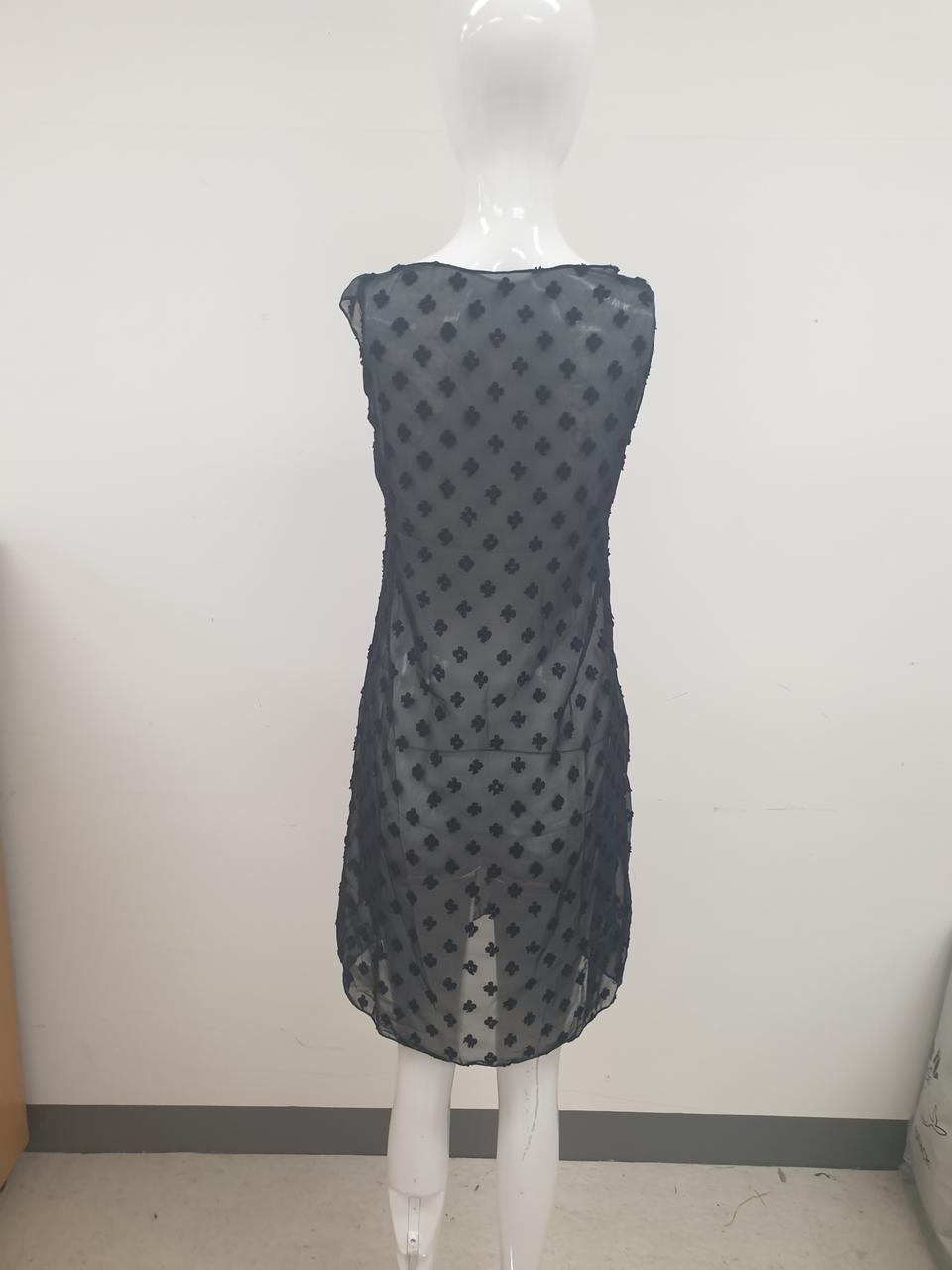 JoYouth 민소매 브이넥 뷔스티에 시스루 롱 레이스 레이어드 캐주얼